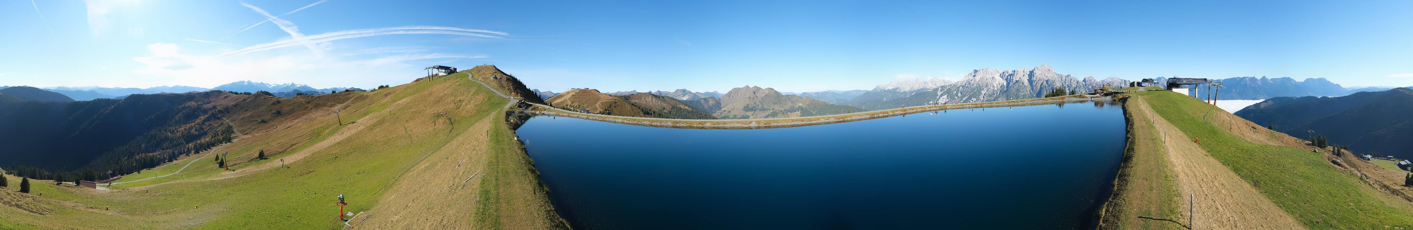 Archiv Foto Webcam Leogang: Ausblick vom Großen Asitz