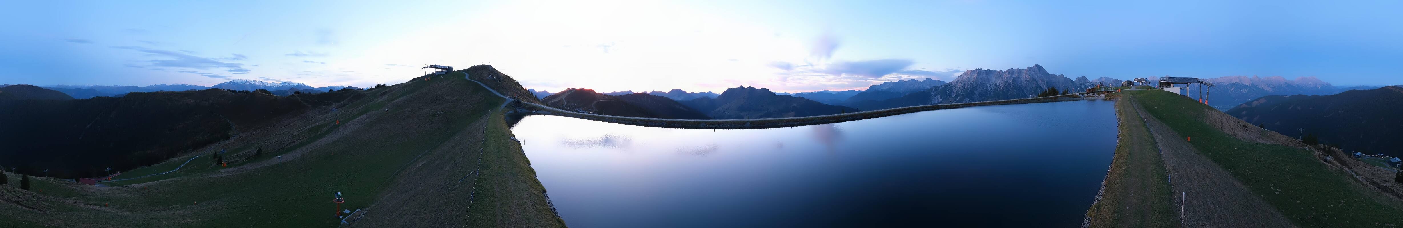 Archiv Foto Webcam Leogang: Ausblick vom Großen Asitz