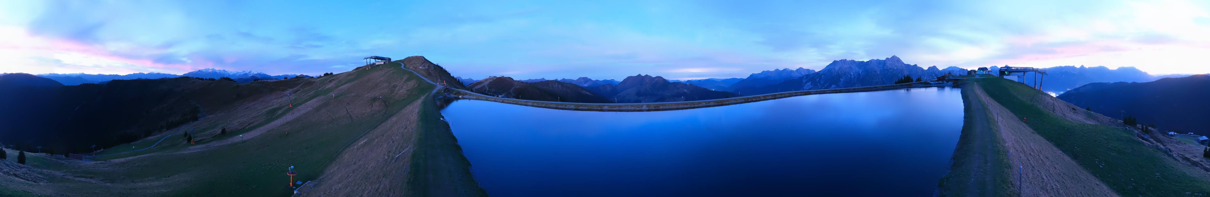 Archiv Foto Webcam Leogang: Ausblick vom Großen Asitz