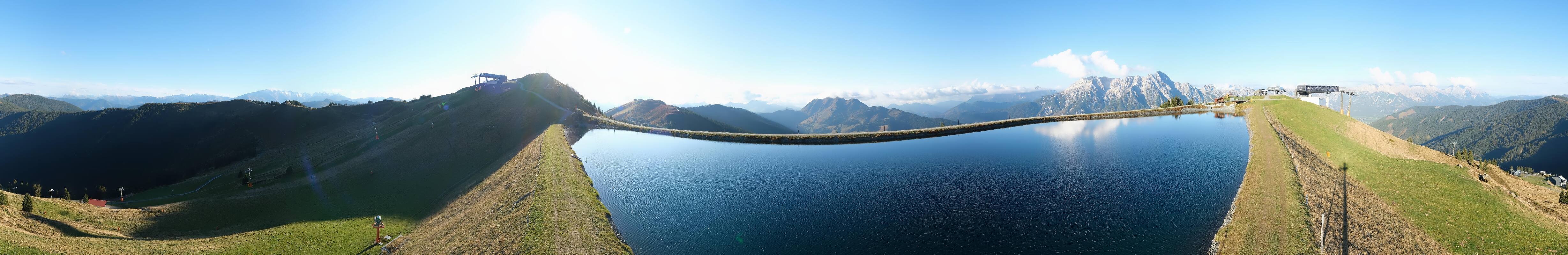 Archiv Foto Webcam Leogang: Ausblick vom Großen Asitz