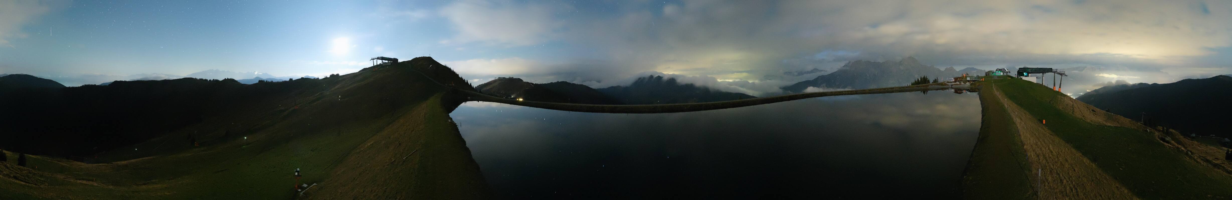 Archiv Foto Webcam Leogang: Ausblick vom Großen Asitz