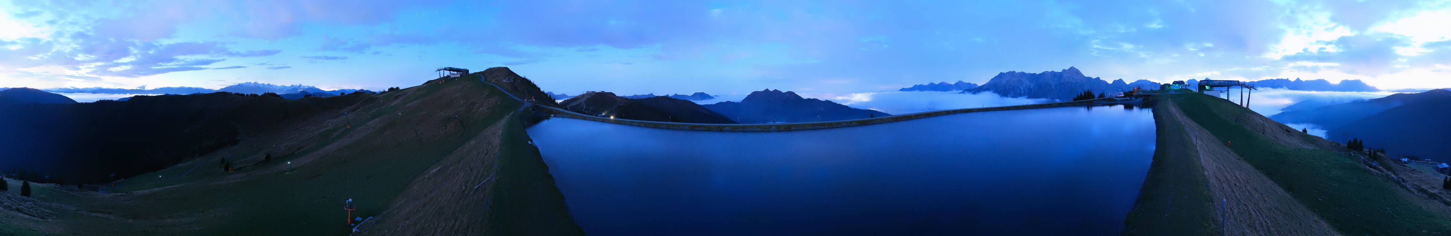 Archiv Foto Webcam Leogang: Ausblick vom Großen Asitz