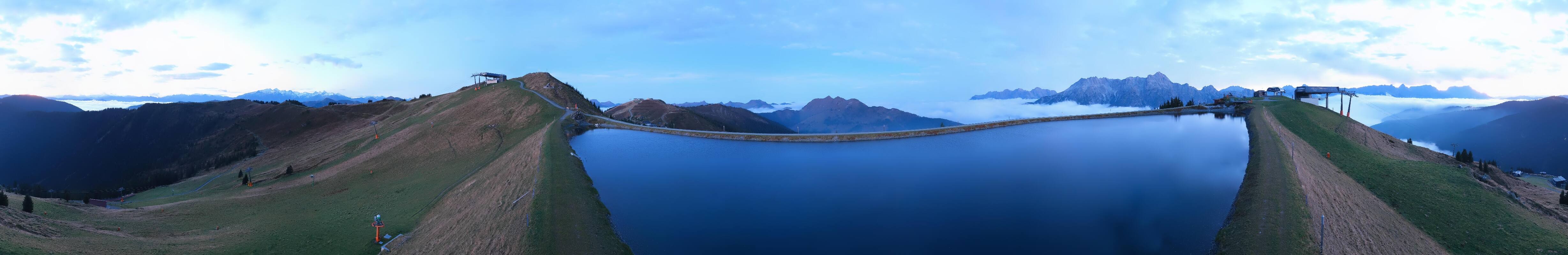 Archiv Foto Webcam Leogang: Ausblick vom Großen Asitz