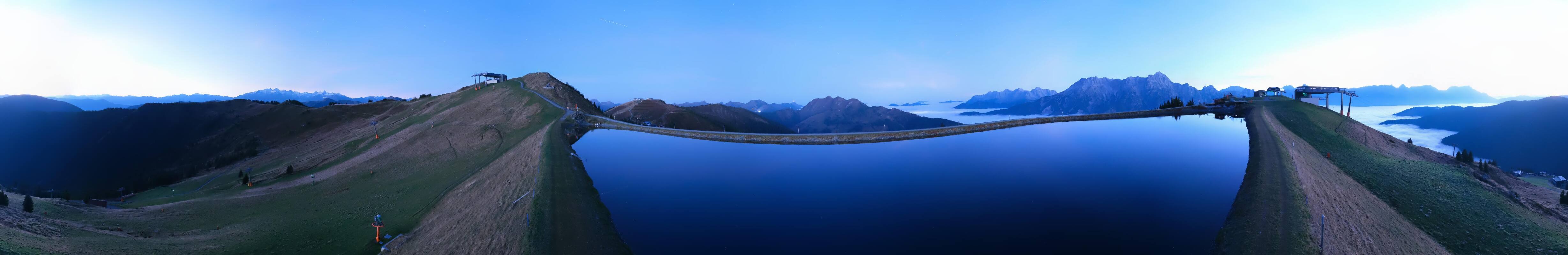 Archiv Foto Webcam Leogang: Ausblick vom Großen Asitz