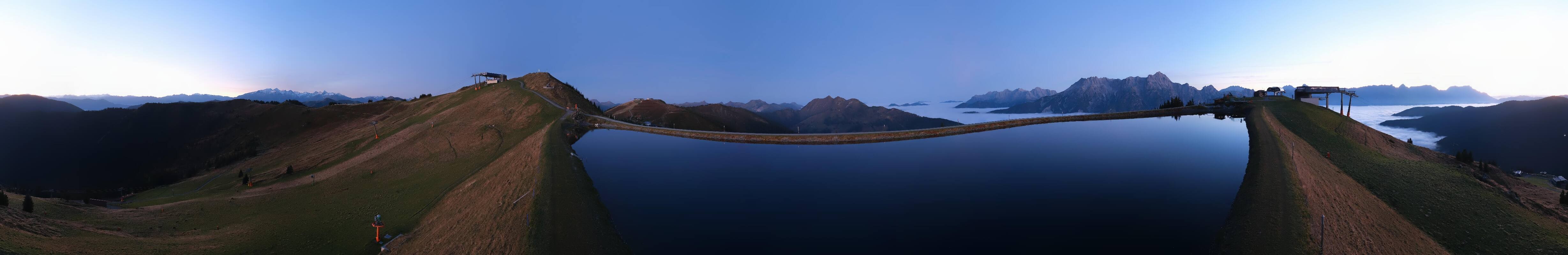 Archiv Foto Webcam Leogang: Ausblick vom Großen Asitz