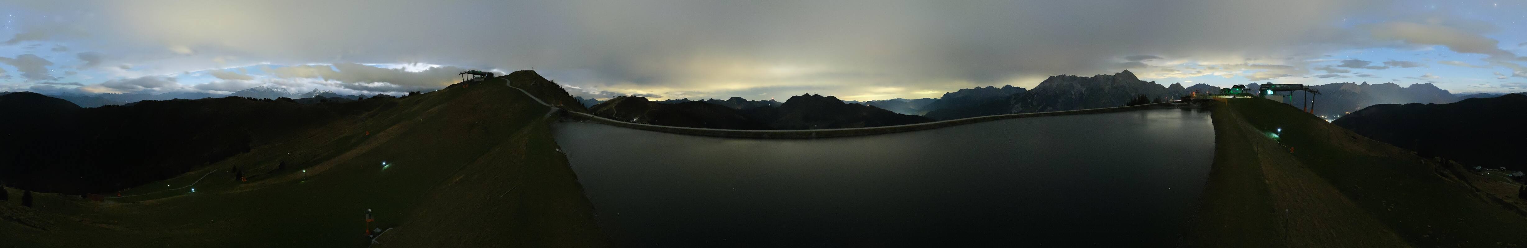 Archiv Foto Webcam Leogang: Ausblick vom Großen Asitz