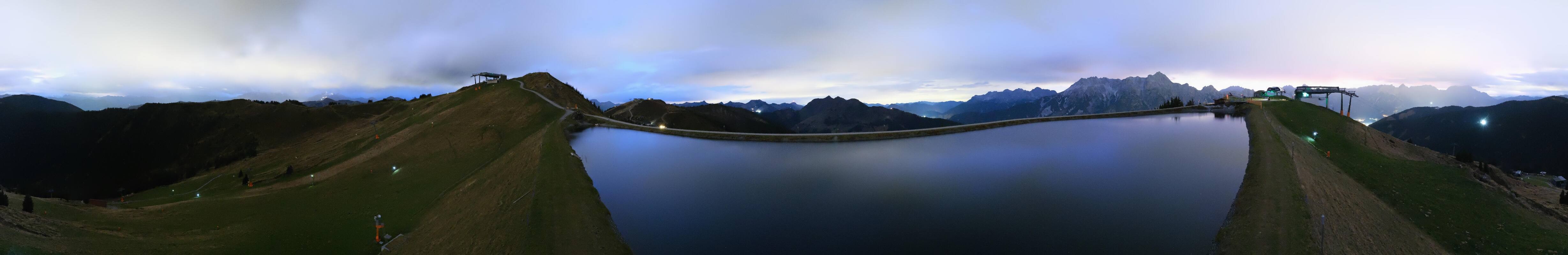 Archiv Foto Webcam Leogang: Ausblick vom Großen Asitz