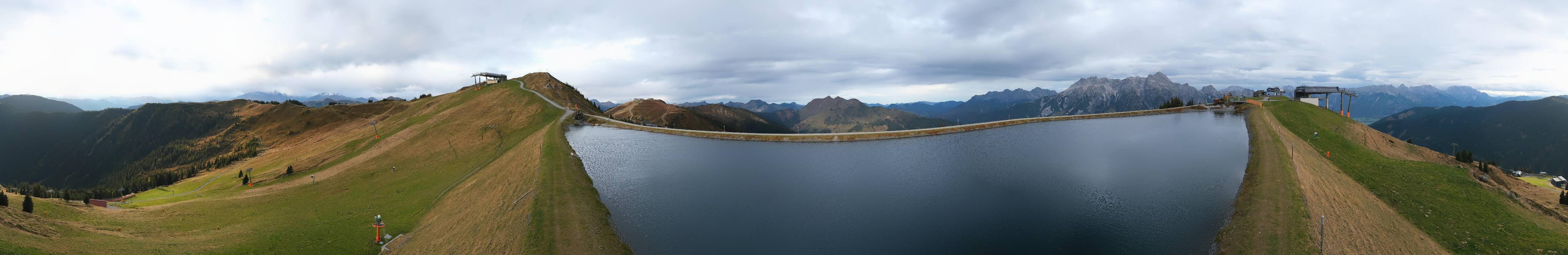 Archiv Foto Webcam Leogang: Ausblick vom Großen Asitz