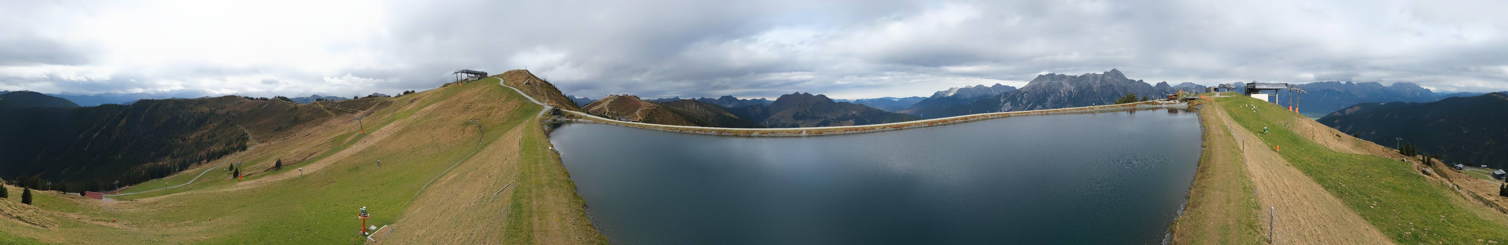 Archiv Foto Webcam Leogang: Ausblick vom Großen Asitz