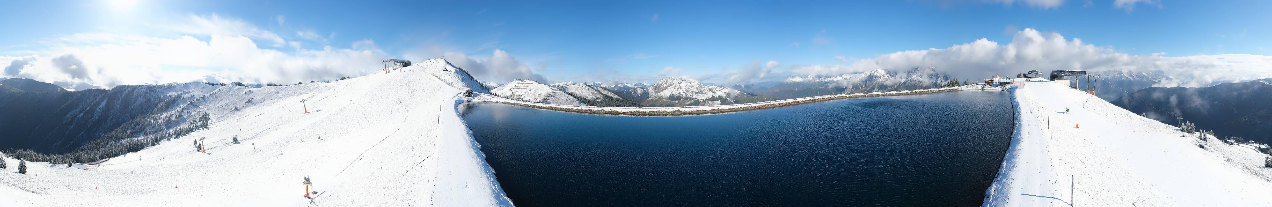 Archived image Webcam Leogang - View from Großer Asitz