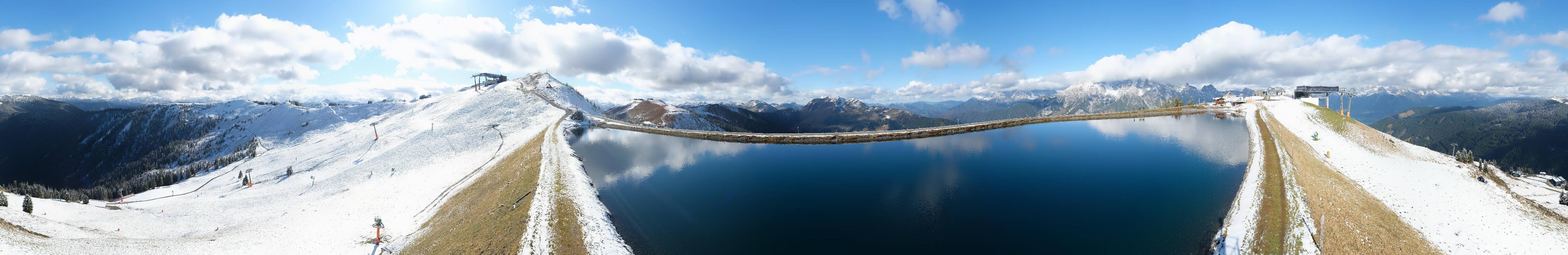 Archived image Webcam Leogang - View from Großer Asitz