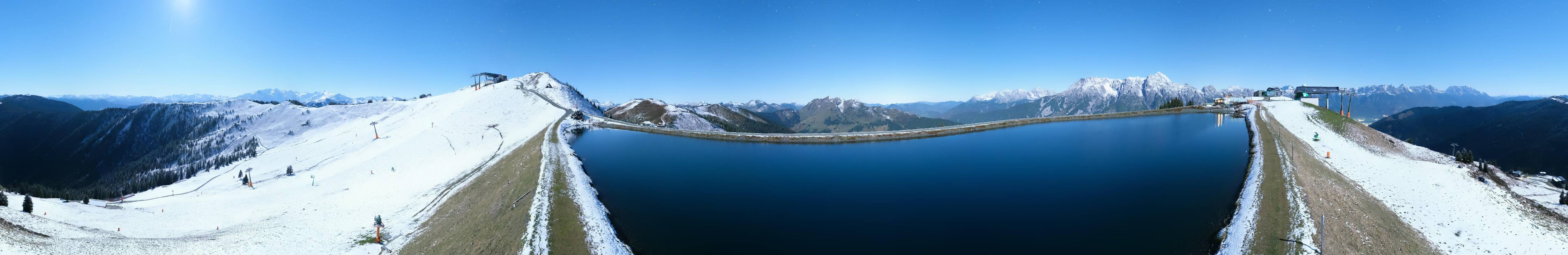 Archiv Foto Webcam Leogang: Ausblick vom Großen Asitz