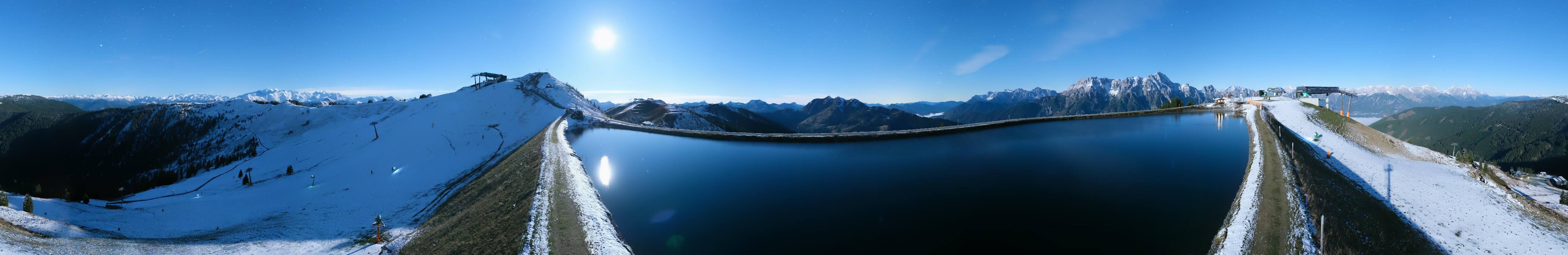 Archiv Foto Webcam Leogang: Ausblick vom Großen Asitz