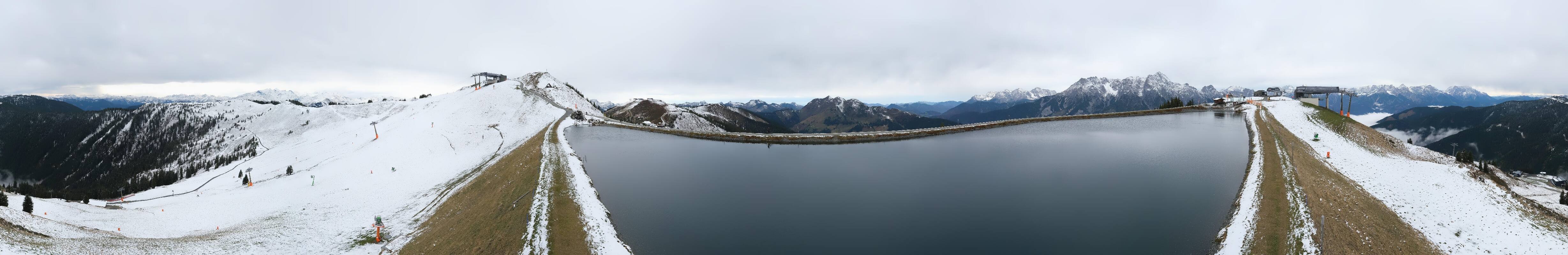 Archiv Foto Webcam Leogang: Ausblick vom Großen Asitz