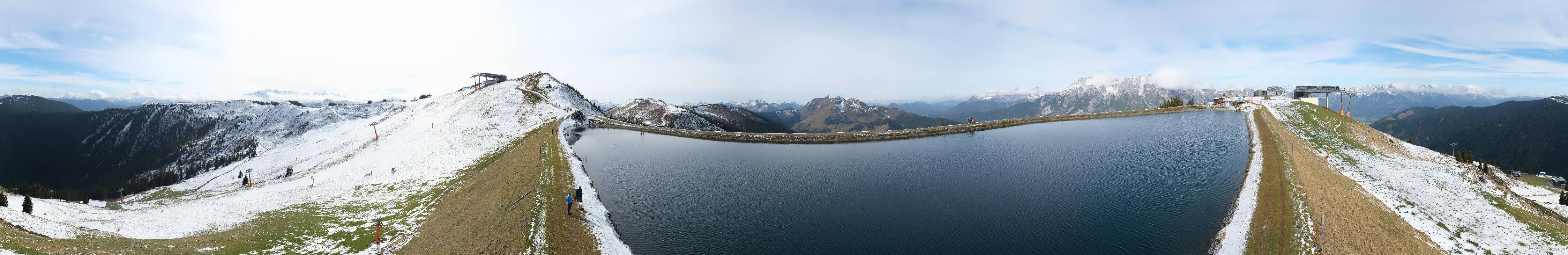 Archiv Foto Webcam Leogang: Ausblick vom Großen Asitz