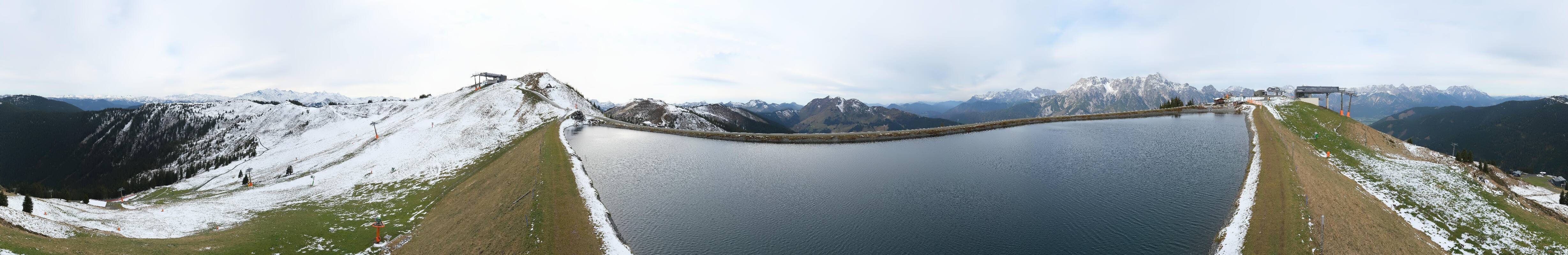 Archiv Foto Webcam Leogang: Ausblick vom Großen Asitz