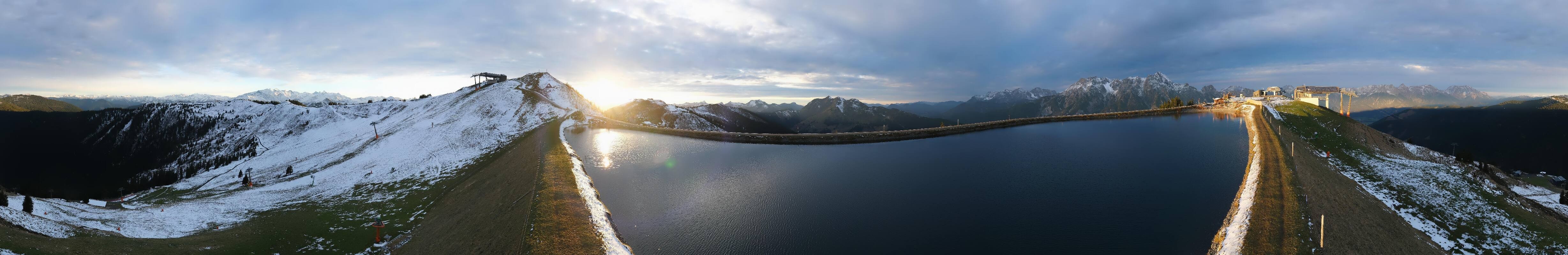Archiv Foto Webcam Leogang: Ausblick vom Großen Asitz