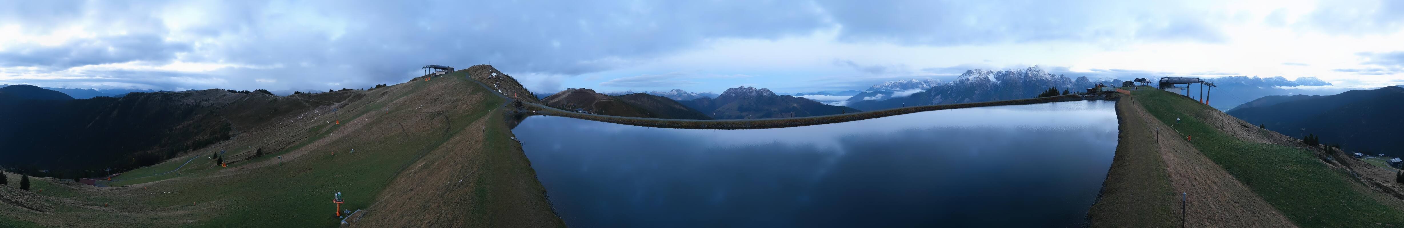 Archiv Foto Webcam Leogang: Ausblick vom Großen Asitz