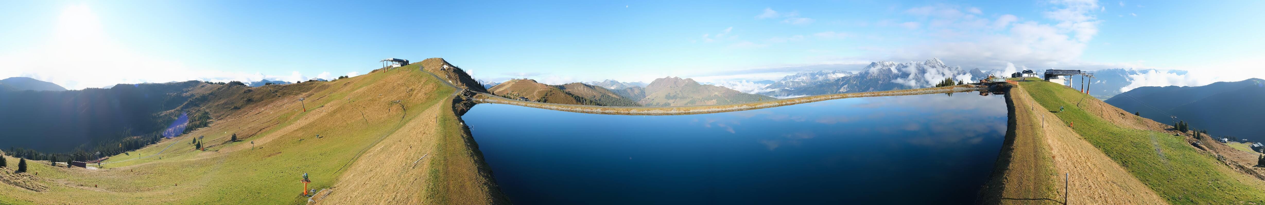 Archiv Foto Webcam Leogang: Ausblick vom Großen Asitz