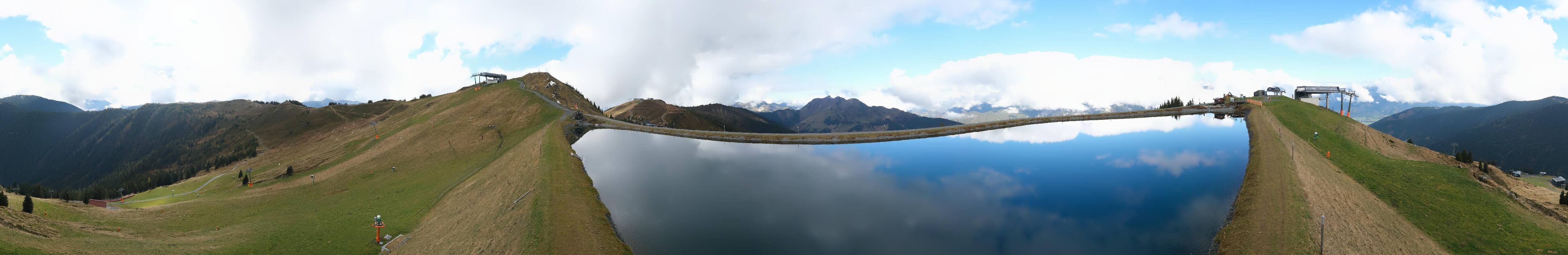 Archiv Foto Webcam Leogang: Ausblick vom Großen Asitz