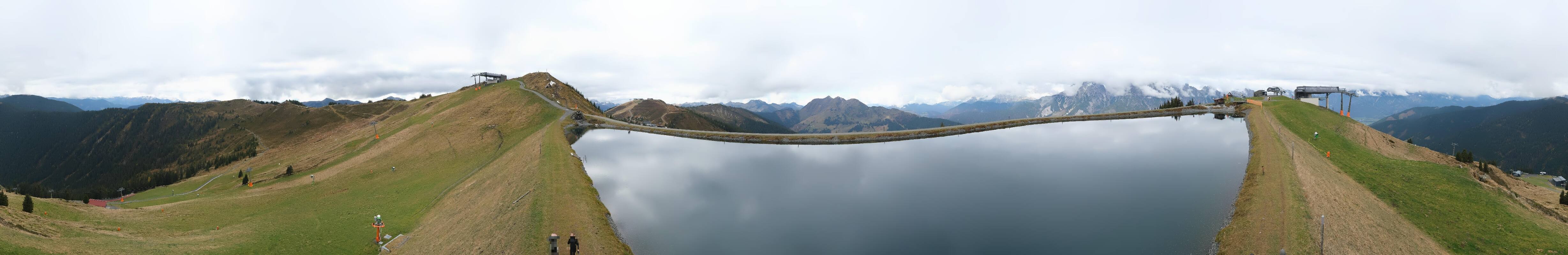 Archiv Foto Webcam Leogang: Ausblick vom Großen Asitz