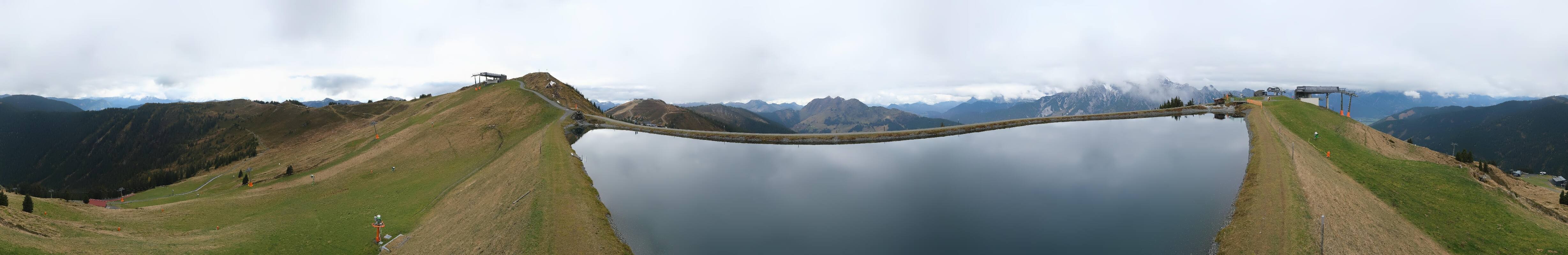Archiv Foto Webcam Leogang: Ausblick vom Großen Asitz
