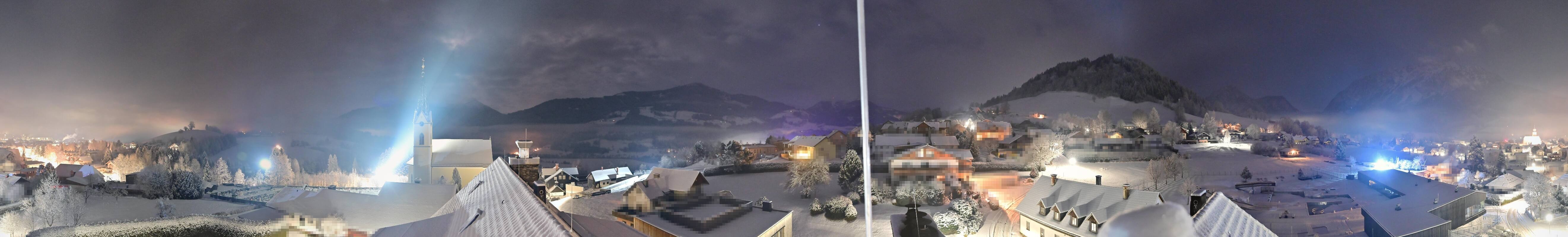 Archiv Foto Webcam Gröbming: Kirche und Panoramabad