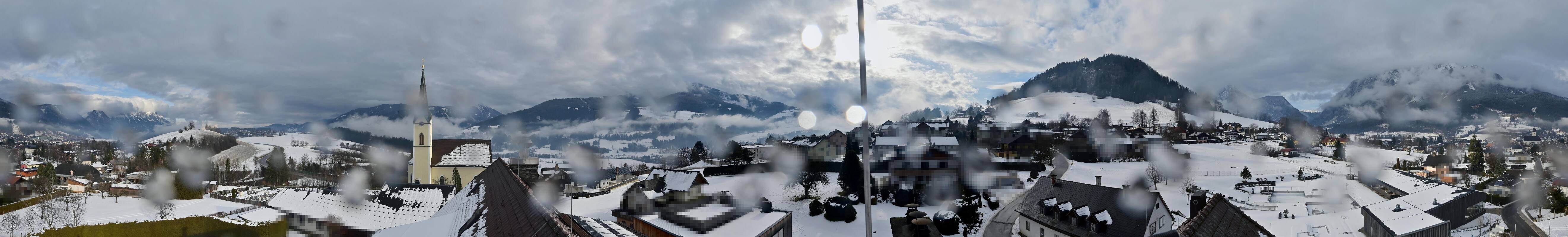 Archiv Foto Webcam Gröbming: Kirche und Panoramabad