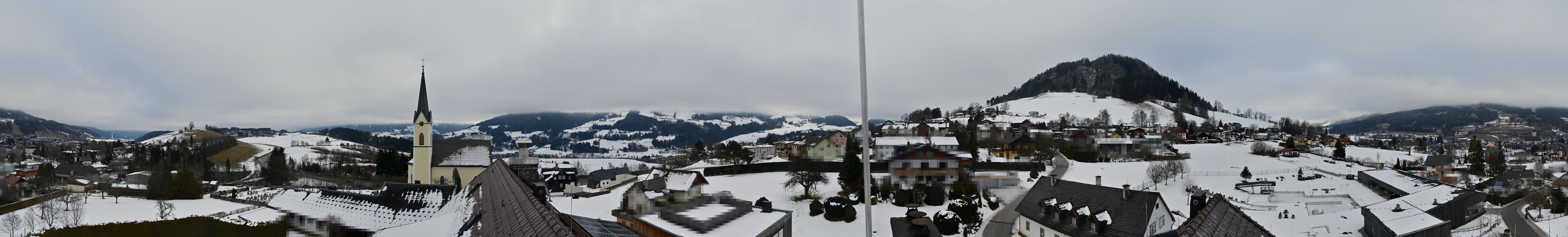 Archiv Foto Webcam Gröbming: Kirche und Panoramabad