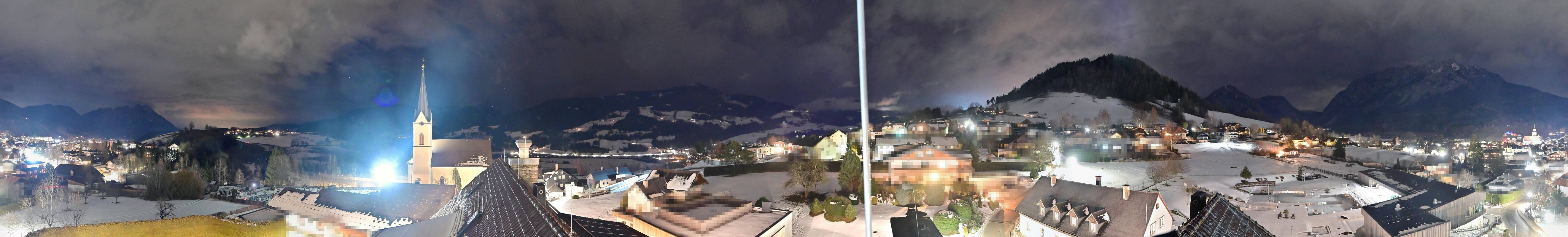 Archiv Foto Webcam Gröbming: Kirche und Panoramabad