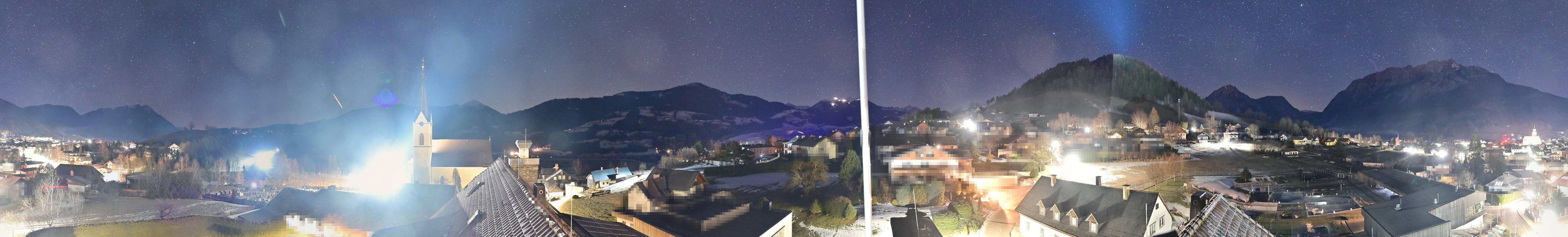 Archiv Foto Webcam Gröbming: Kirche und Panoramabad