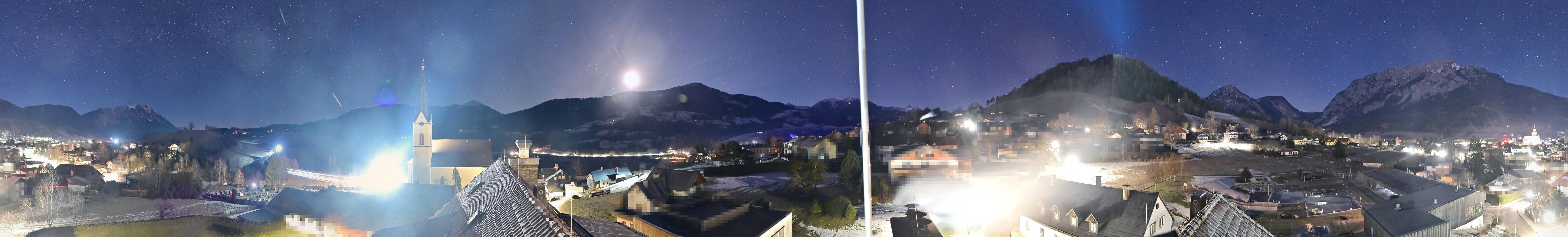 Archiv Foto Webcam Gröbming: Kirche und Panoramabad