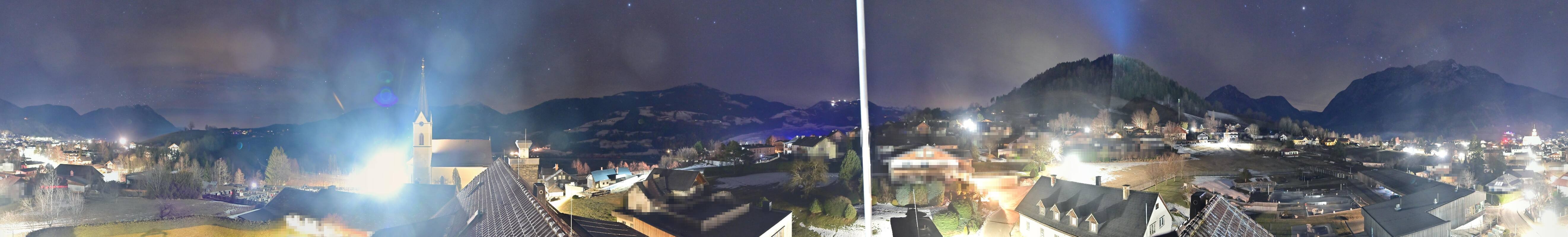 Archiv Foto Webcam Gröbming: Kirche und Panoramabad