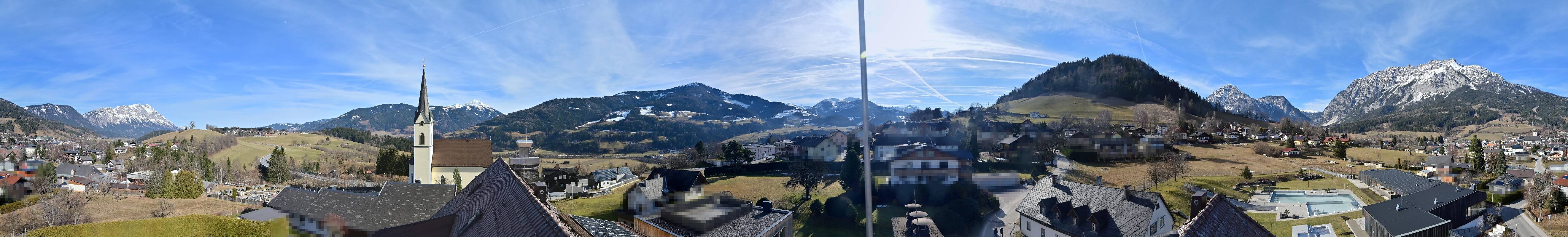 Archived image Webcam Gröbming - Panorama Pool