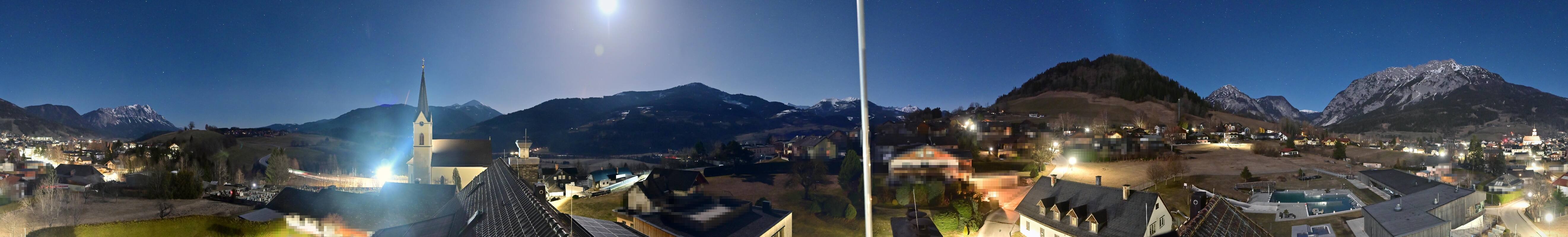 Archiv Foto Webcam Gröbming: Kirche und Panoramabad