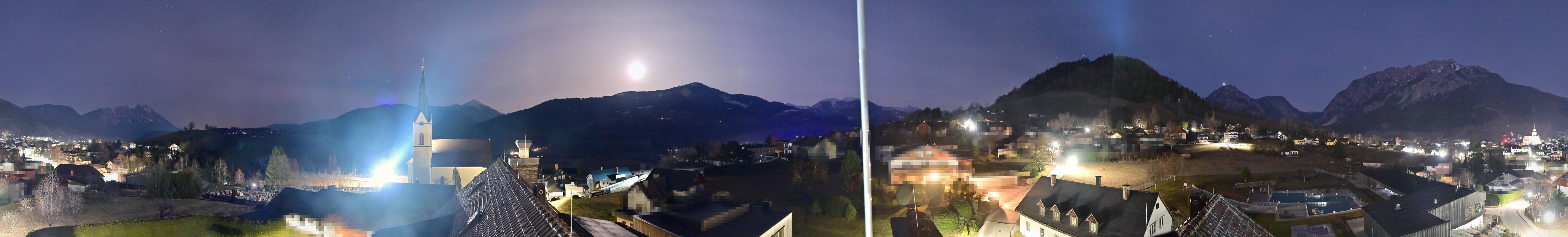 Archiv Foto Webcam Gröbming: Kirche und Panoramabad