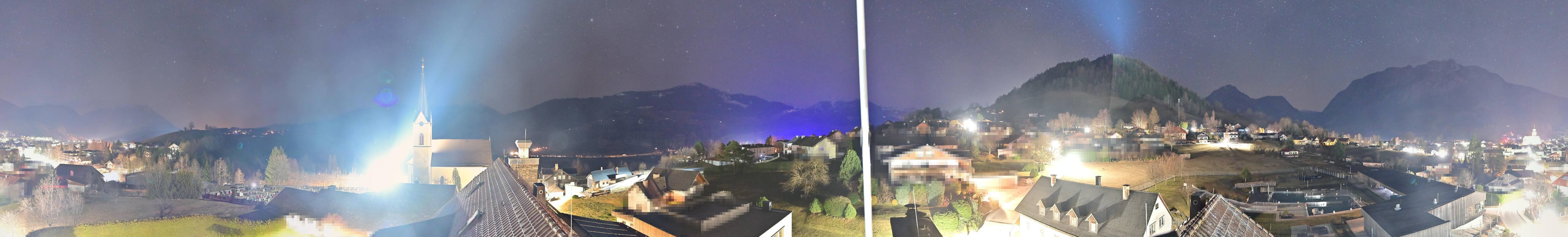 Archiv Foto Webcam Gröbming: Kirche und Panoramabad