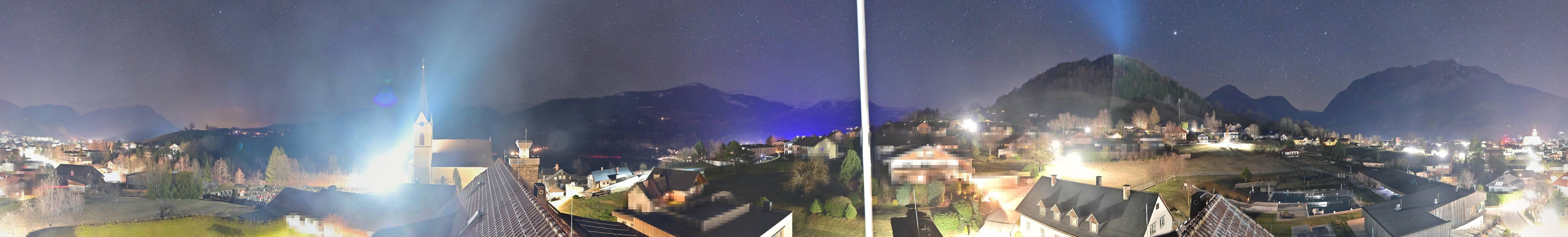 Archiv Foto Webcam Gröbming: Kirche und Panoramabad