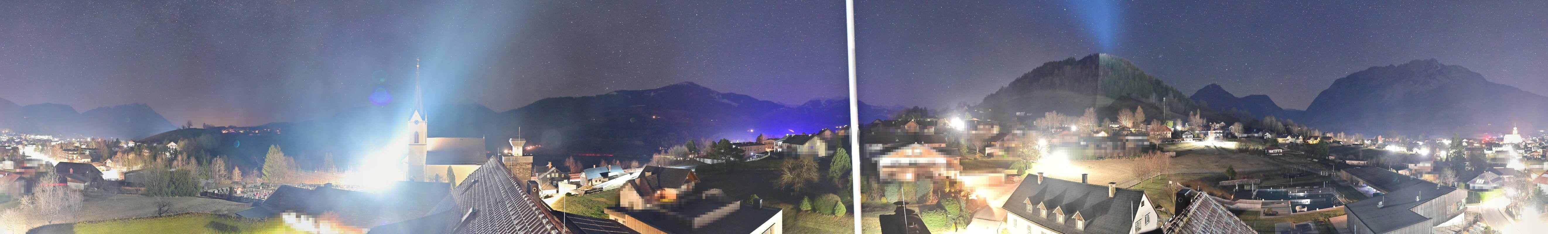 Archiv Foto Webcam Gröbming: Kirche und Panoramabad