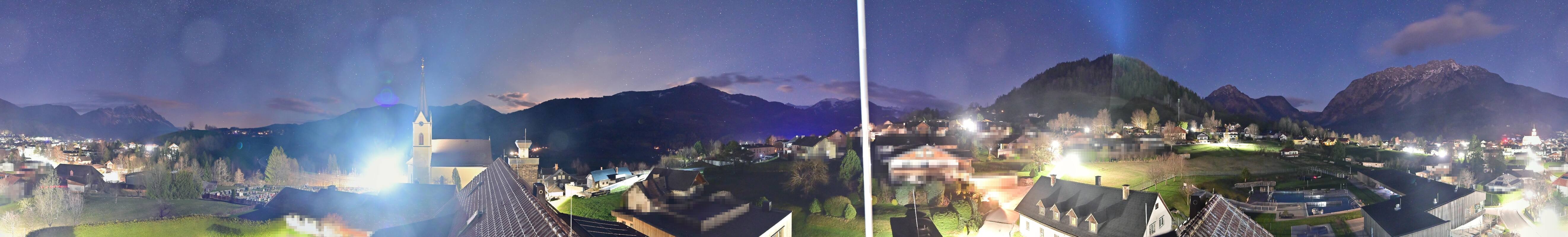 Archiv Foto Webcam Gröbming: Kirche und Panoramabad