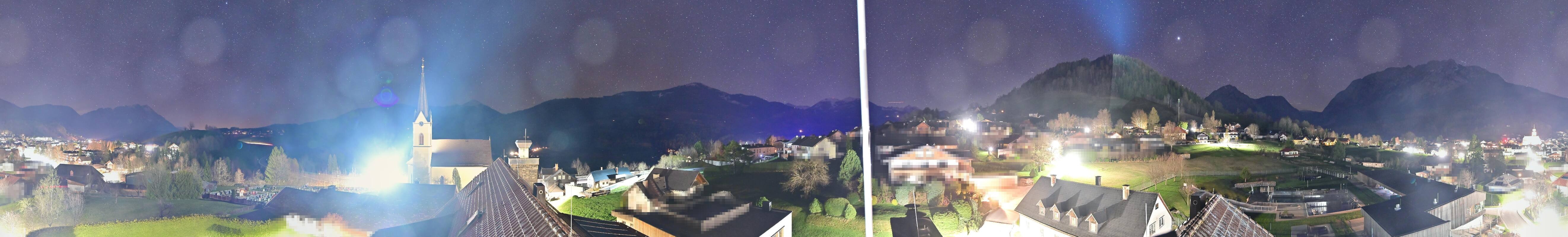 Archiv Foto Webcam Gröbming: Kirche und Panoramabad