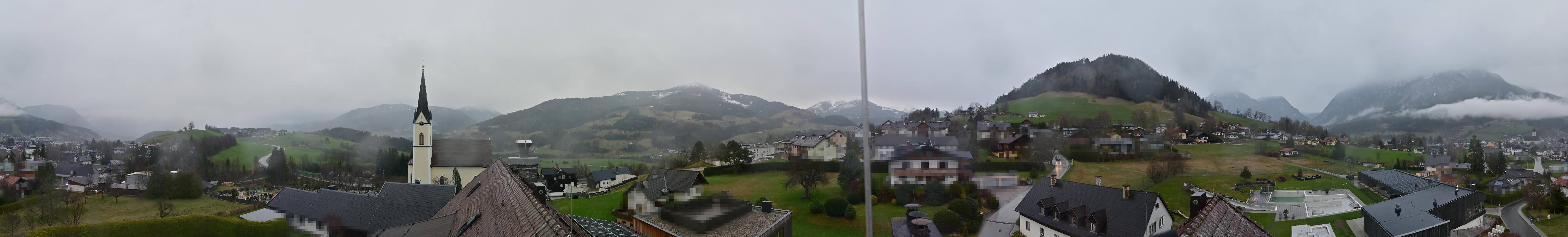 Archiv Foto Webcam Gröbming: Kirche und Panoramabad