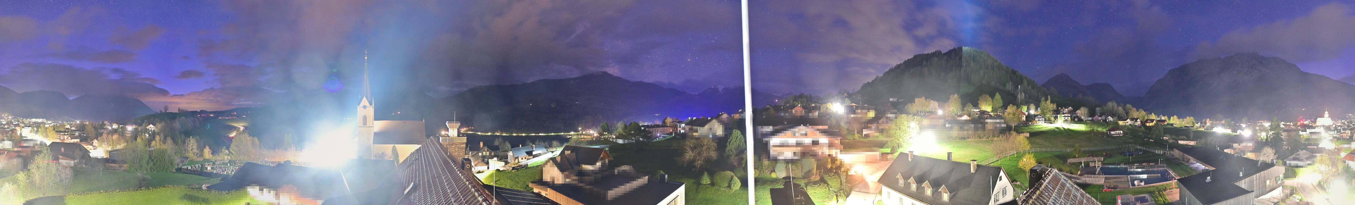 Archiv Foto Webcam Gröbming: Kirche und Panoramabad