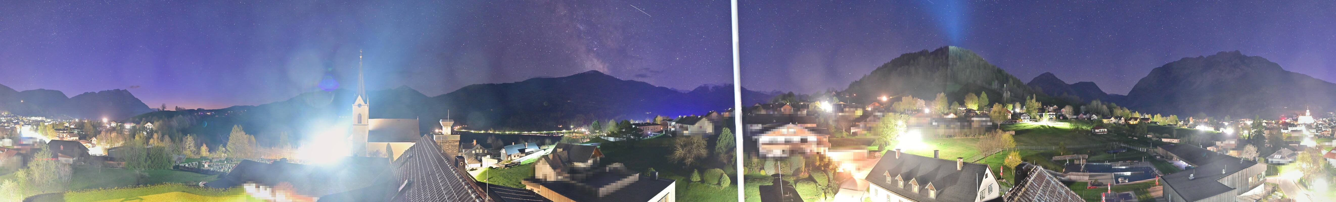 Archiv Foto Webcam Gröbming: Kirche und Panoramabad