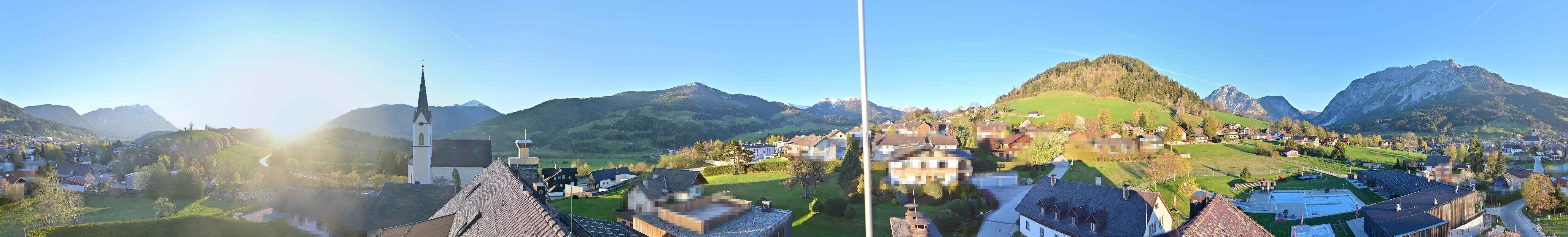 Archived image Webcam Gröbming - Panorama Pool