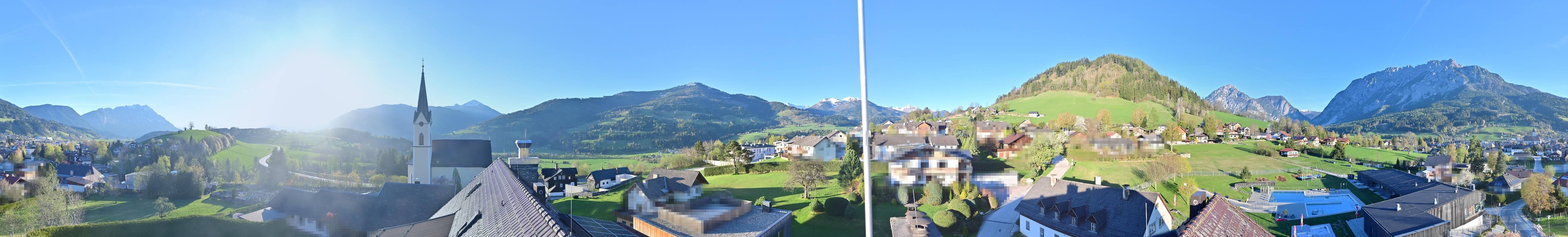 Archived image Webcam Gröbming - Panorama Pool