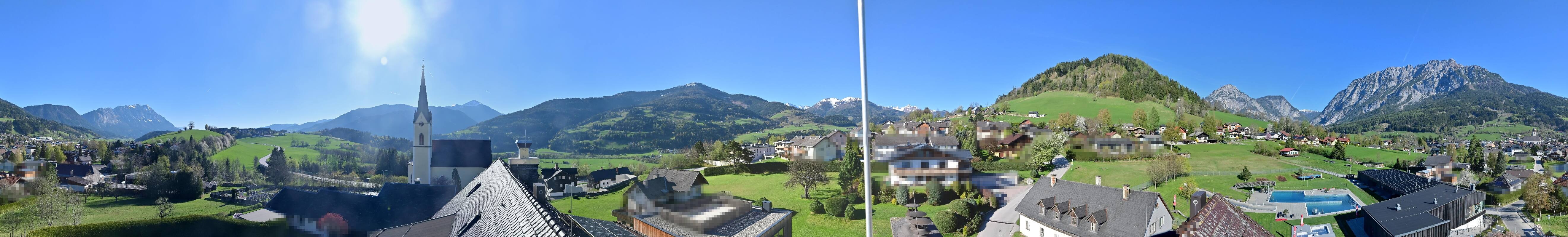 Archived image Webcam Gröbming - Panorama Pool