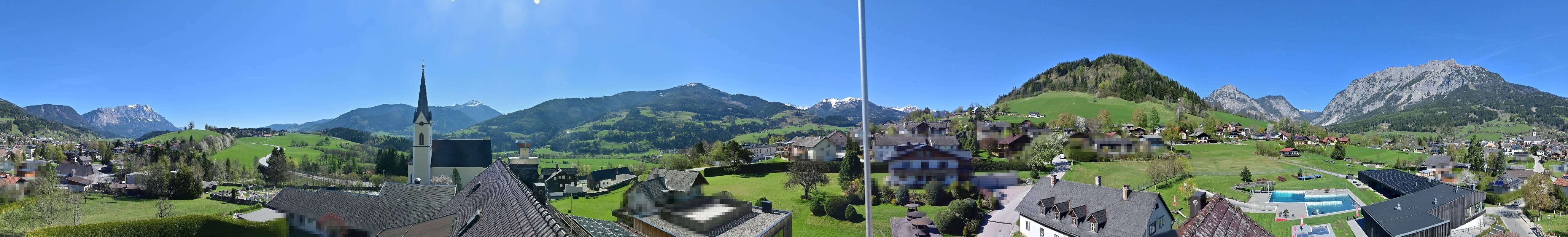 Archived image Webcam Gröbming - Panorama Pool