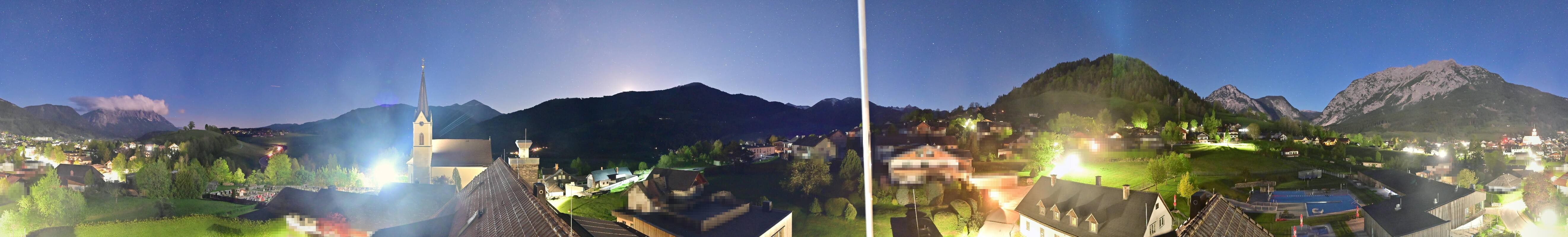 Archiv Foto Webcam Gröbming: Kirche und Panoramabad