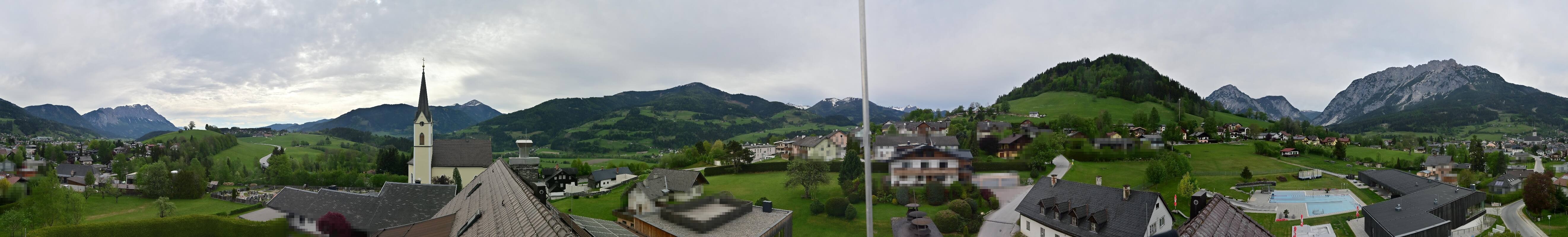 Archived image Webcam Gröbming - Panorama Pool